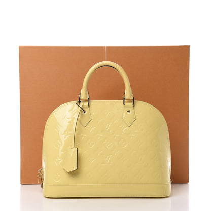 Louis Vuitton Vernis Alma PM Citrine 14 of 14