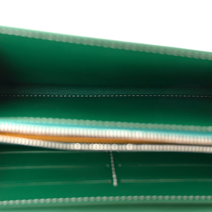 Goyard Goyardine Varenne Continental Wallet Green 6 of 10