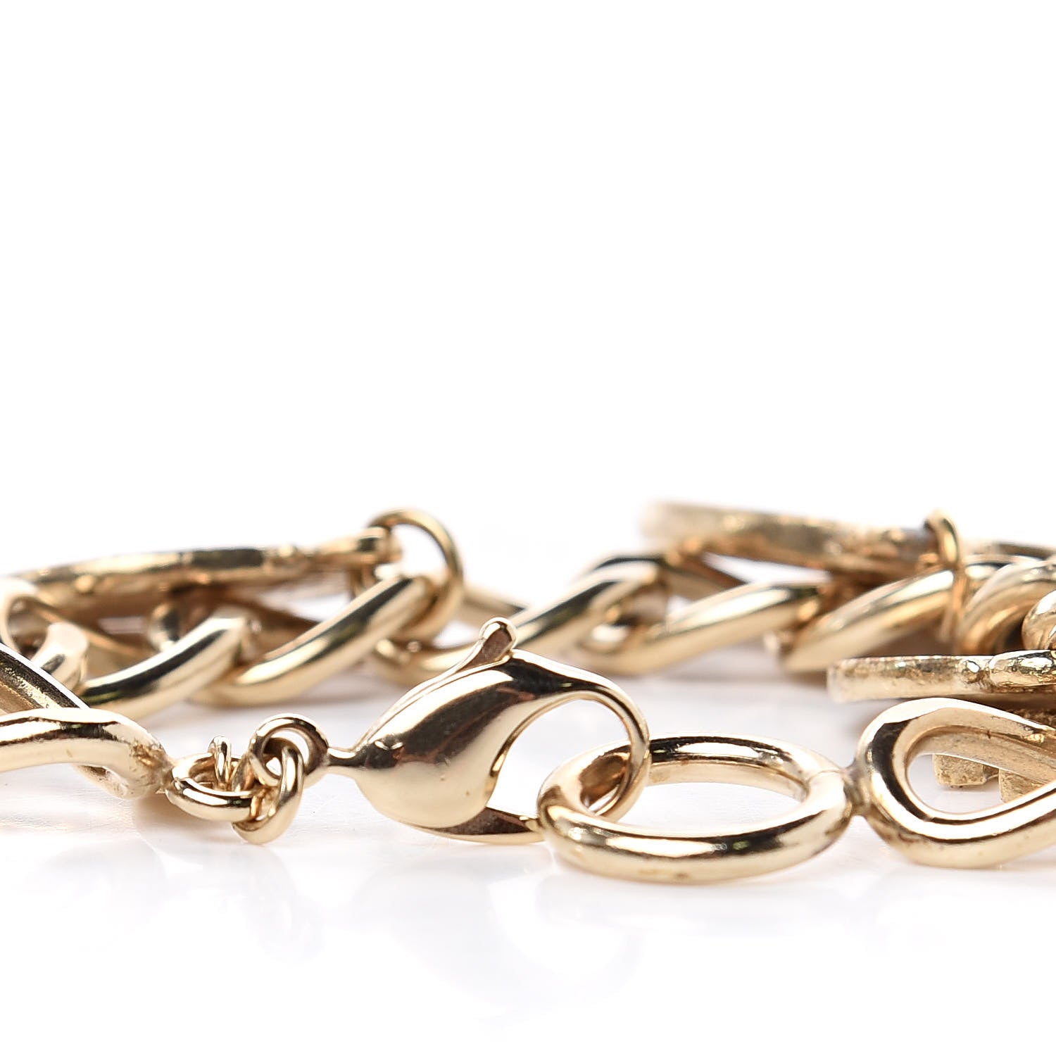 Chanel Medallion Charm Bracelet Gold 4 of 5