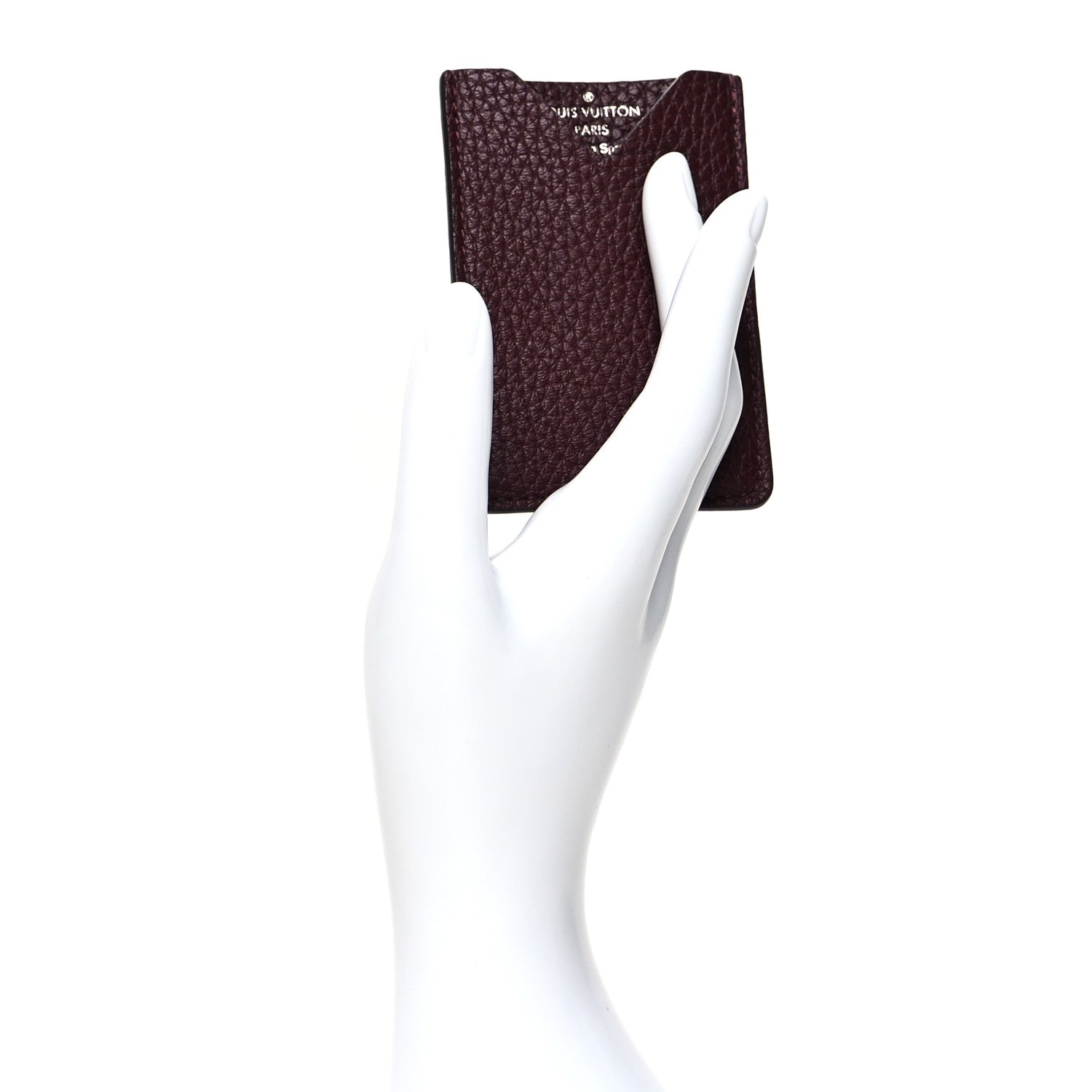 Louis Vuitton Taurillon Card Holder Bordeaux 2 of 7