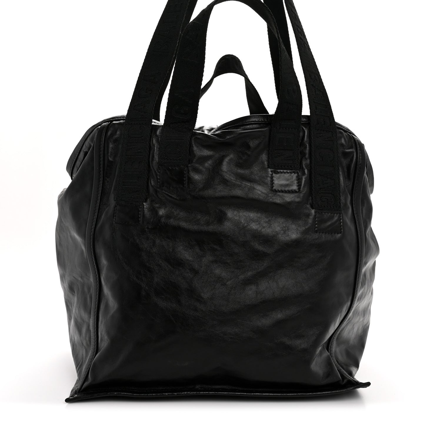 Calfskin Medium Cargo Tote  Black