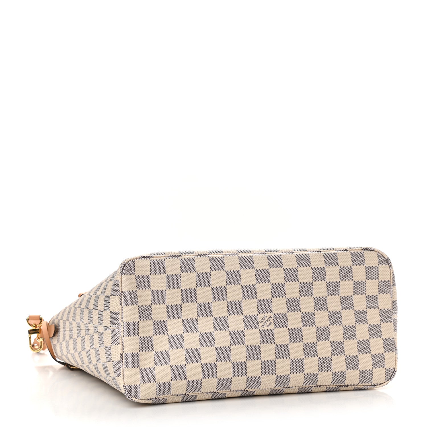 Louis Vuitton Damier Azur Braided Neverfull MM Orange 4 of 8