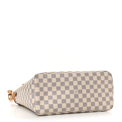 Louis Vuitton Damier Azur Braided Neverfull MM Orange 4 of 8