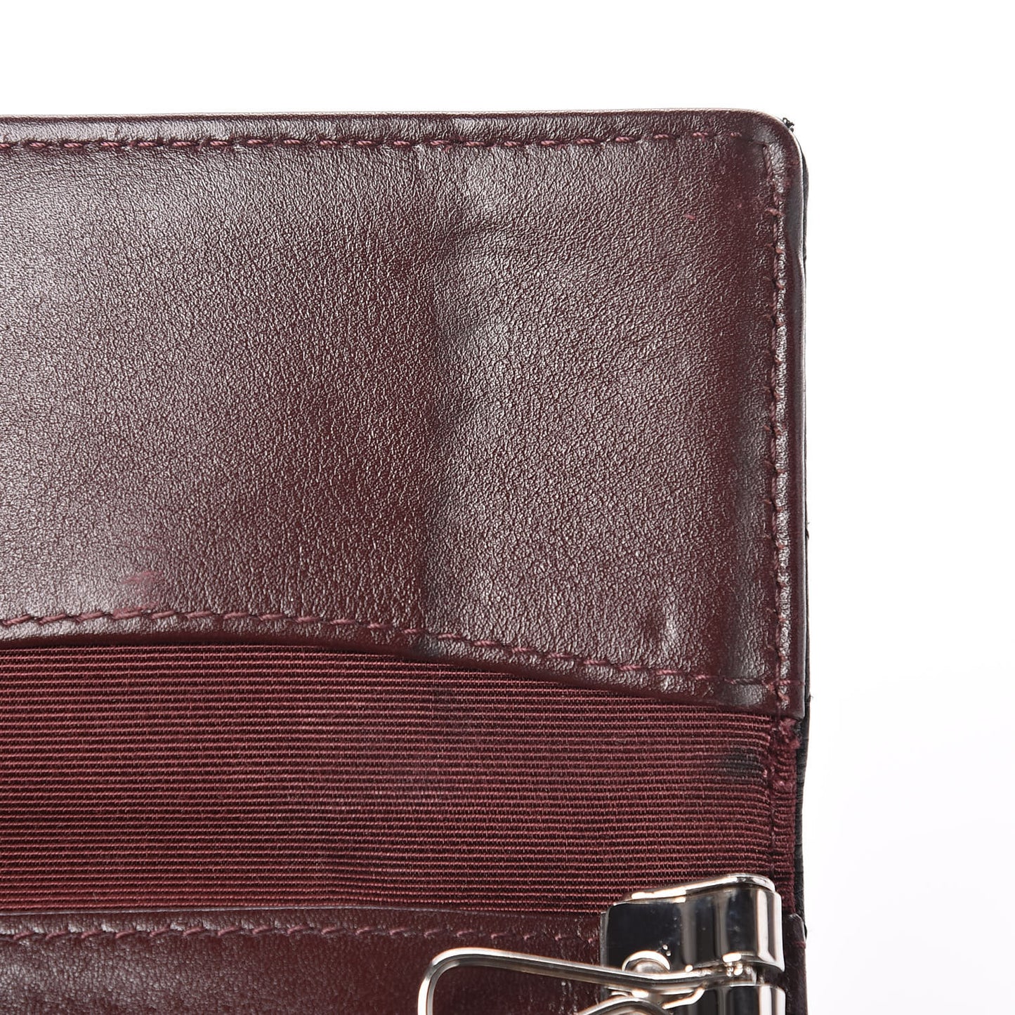 Caviar Quilted 6 Key Holder Black