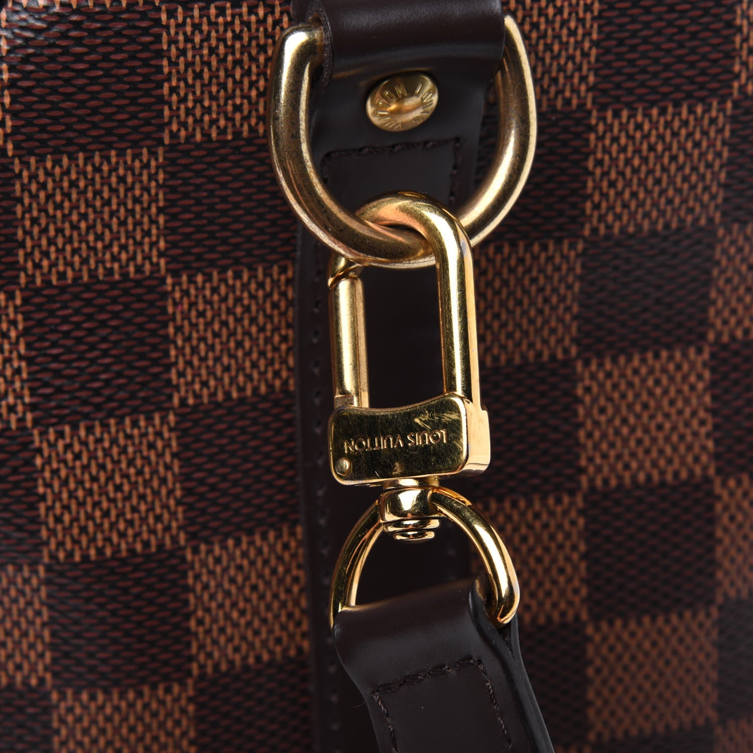 Louis Vuitton Damier Ebene Speedy Bandouliere 25 16 of 18
