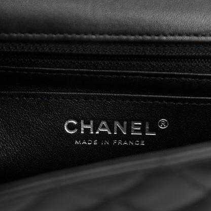Chanel Lambskin Quilted Mini Rectangular Flap So Black 6 of 9