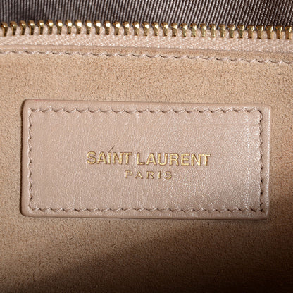 Saint Laurent Calfskin Leather Classic Large Sac de Jour Carryall Beige 6 of 10