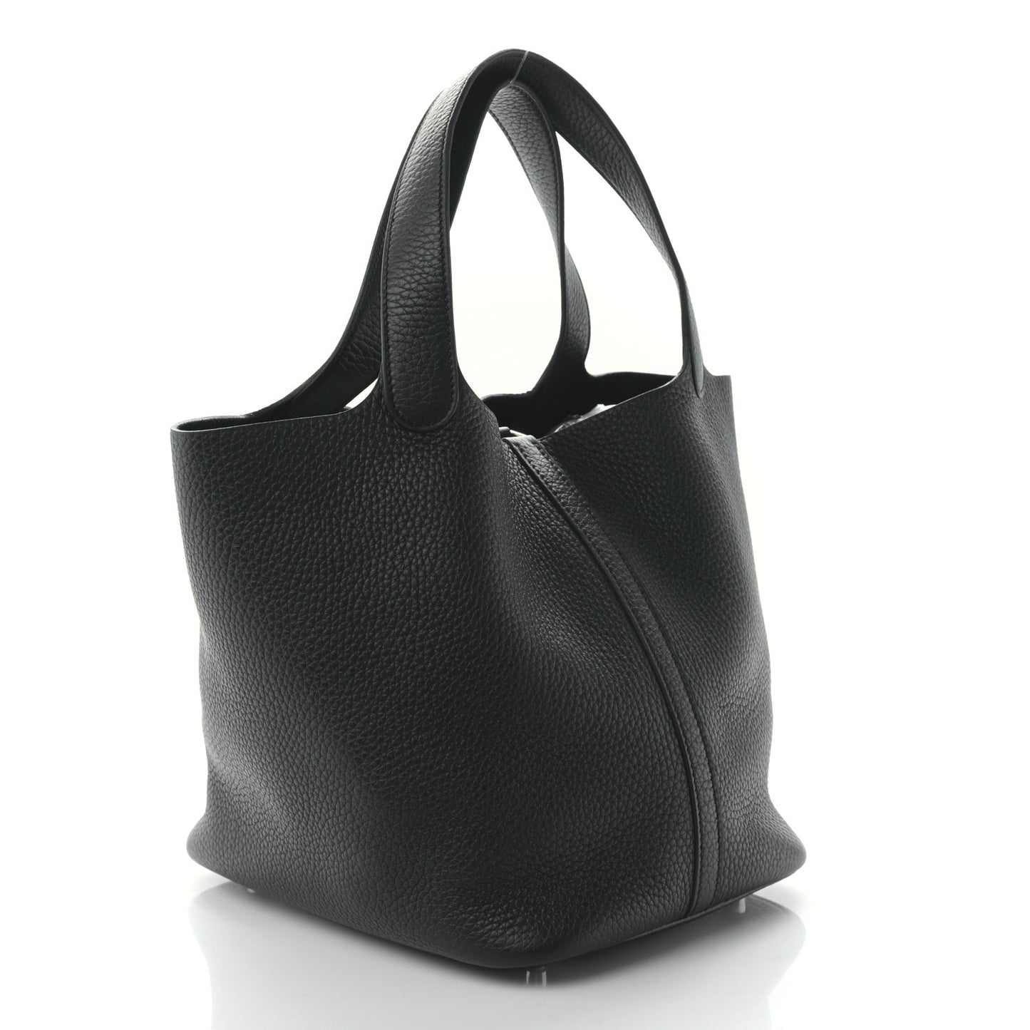 Taurillon Clemence Picotin Lock 22 MM Black