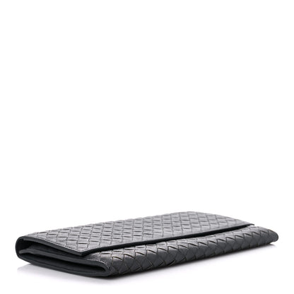 Bottega Veneta Nappa Intrecciato Flap Wallet Grey 5 of 12