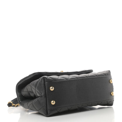Chanel Caviar Quilted Mini Coco Handle Flap Black 4 of 15