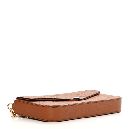 Louis Vuitton Empreinte Pochette Felicie Chain Wallet Cognac 5 of 12