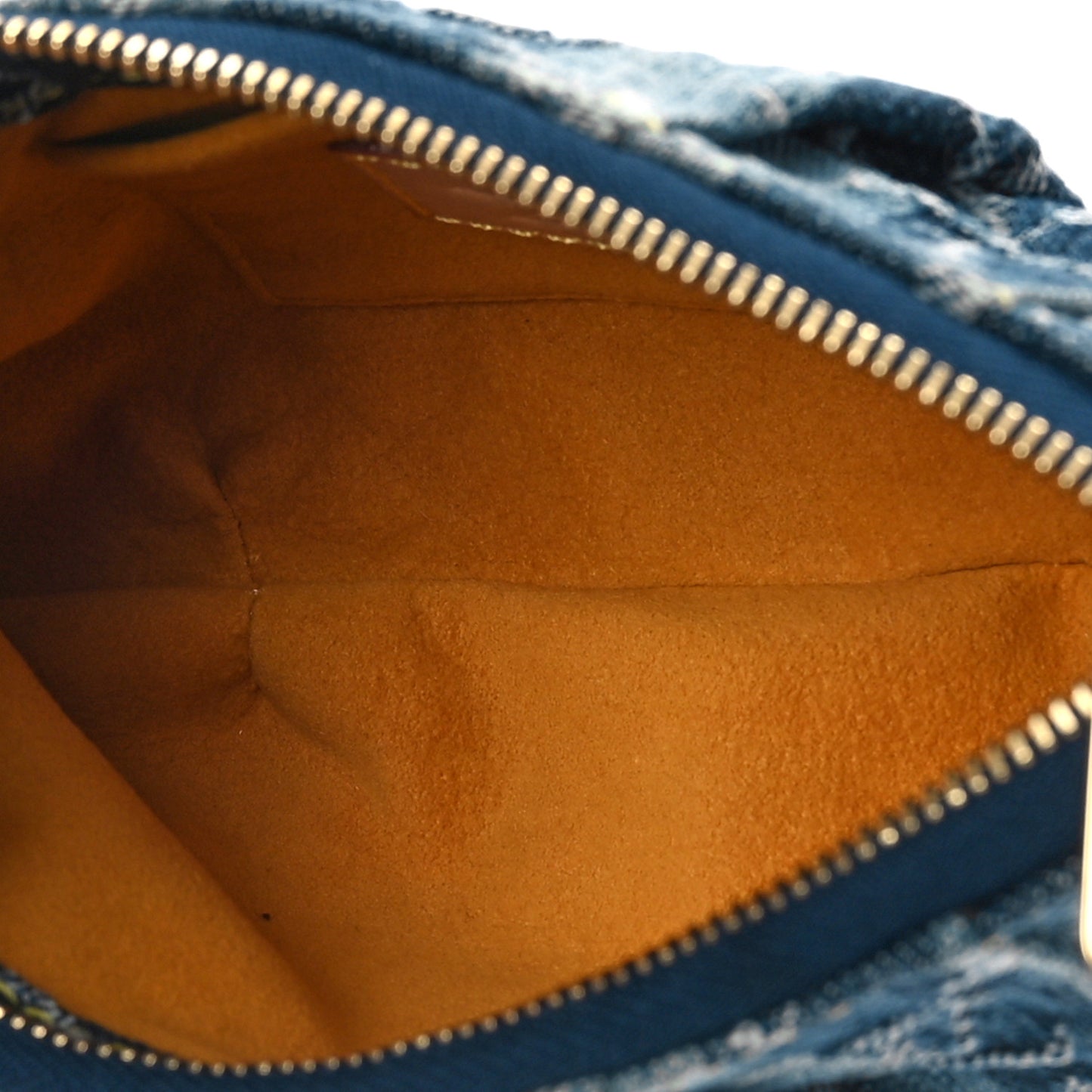 Denim Raye Trousse Cosmetic Pouch