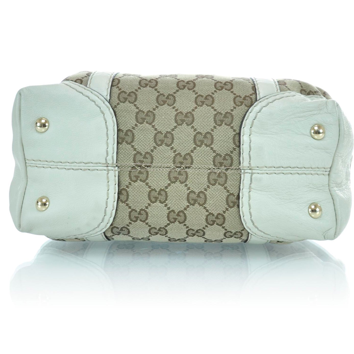 Monogram Horsebit Nail Boston White