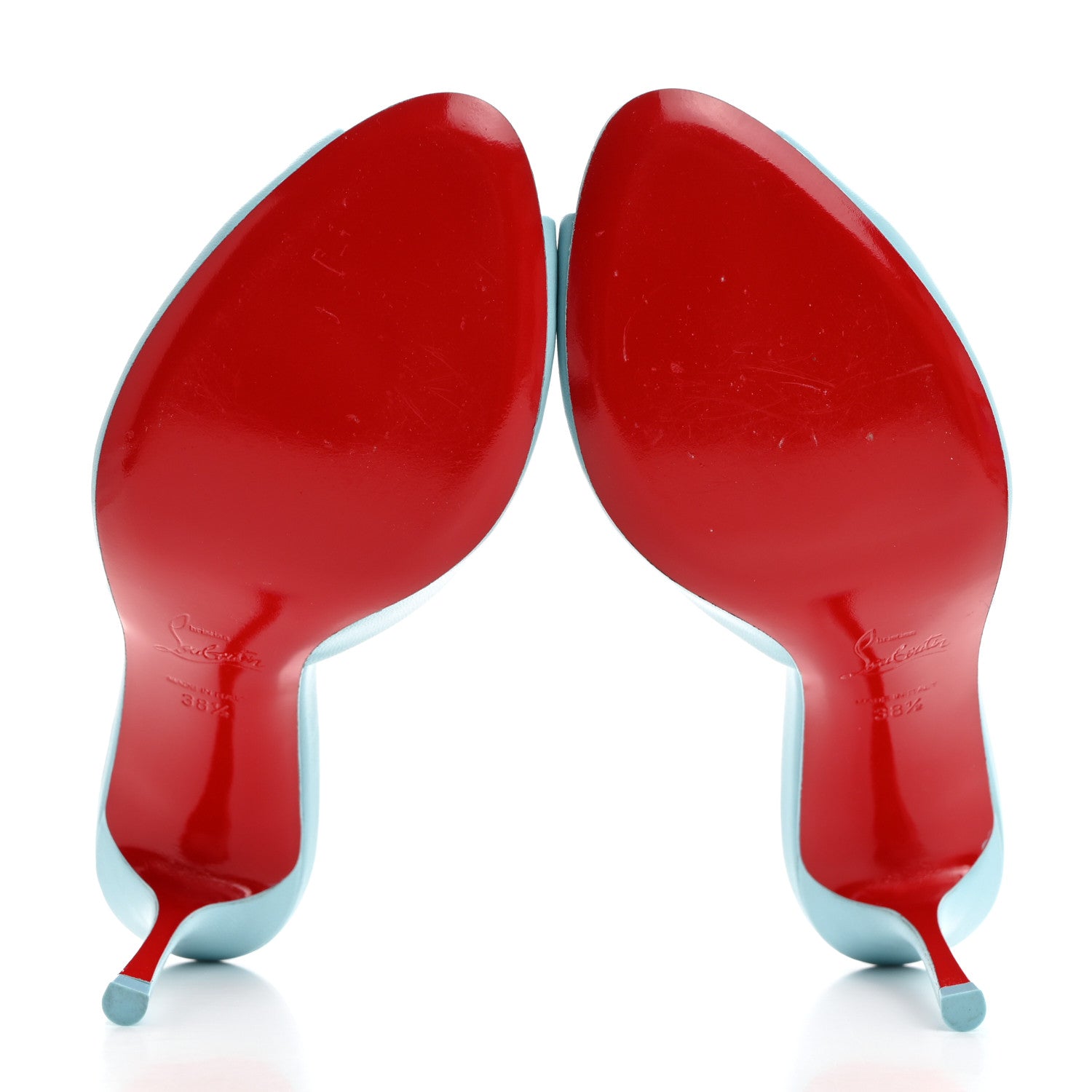 Christian Louboutin Nappa Me Dolly 85 Sandals 38.5 Mineral 5 of 8