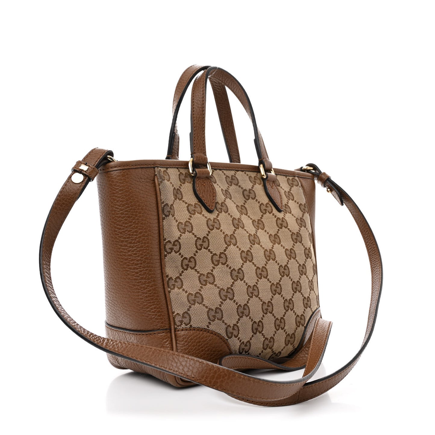 Monogram Small Bree Tote Beige Tabacco