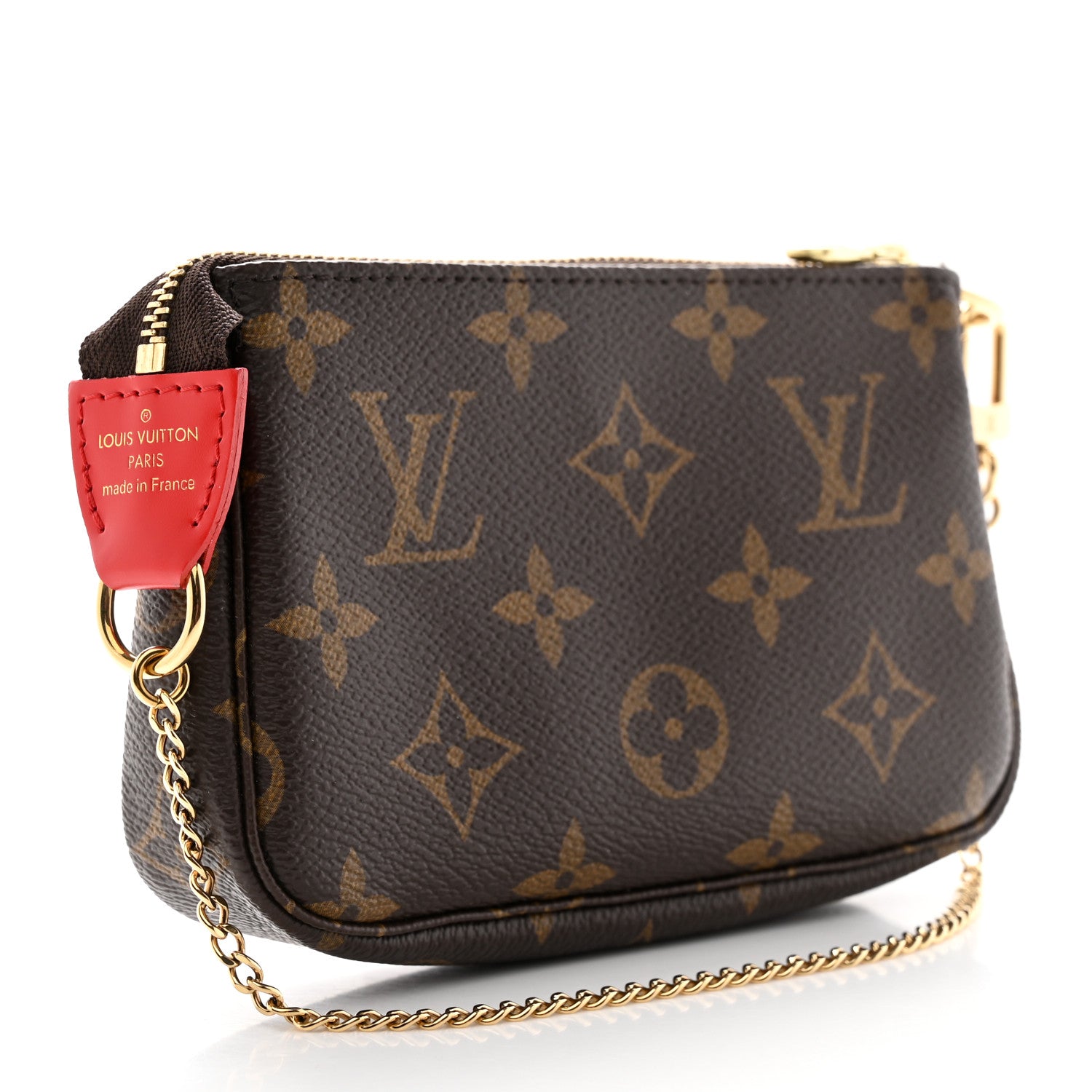Louis Vuitton Monogram 2020 Christmas Animation Bumper Cars Mini Pochette Accessories Coquelicot 3 of 8