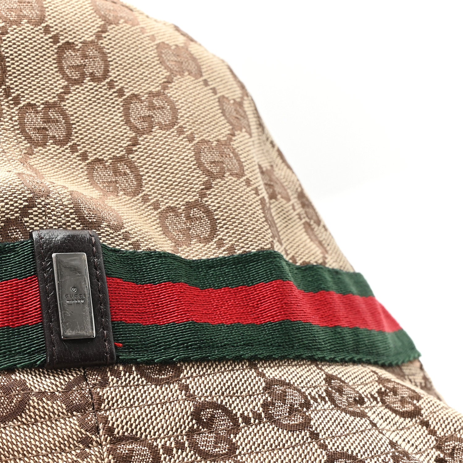 Gucci Monogram Web Bucket Hat M Brown 11 of 11