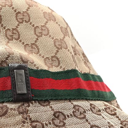 Gucci Monogram Web Bucket Hat M Brown 11 of 11