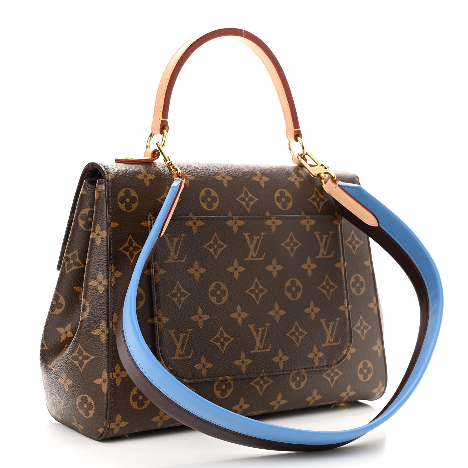 Louis Vuitton Monogram Cluny MM Blue Glacial 3 of 11