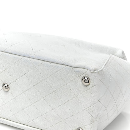 Chanel Grained Calfskin CC Pocket Tote White 17 of 17