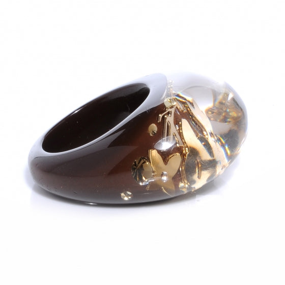 Louis Vuitton Inclusion Ring 7 Marron 3 of 5