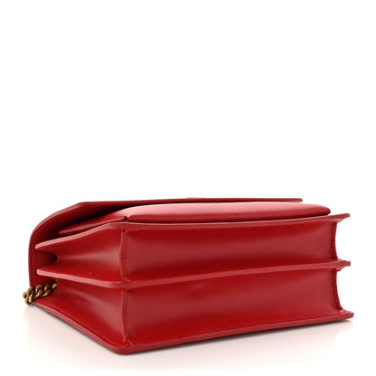 Saint Laurent Calfskin Medium Monogram Sunset Rouge Eros 4 of 10