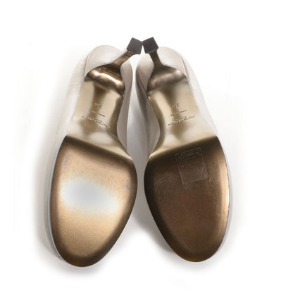 Saint Laurent Vernigolf Tribtoo 80 Pumps 36 Stone Beige 5 of 9