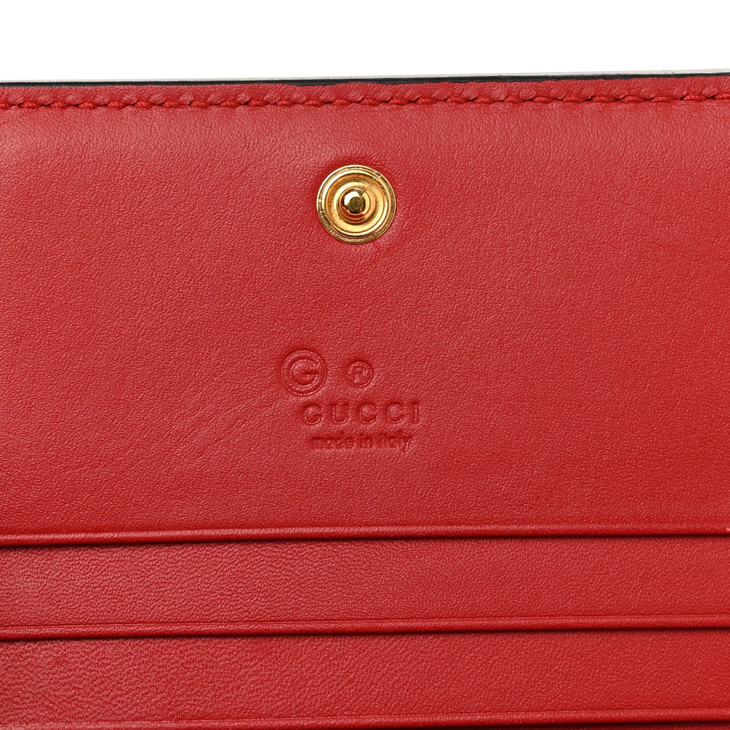 GG Supreme Monogram Blooms Card Case Wallet Beige Blue Navy Hibiscus Red