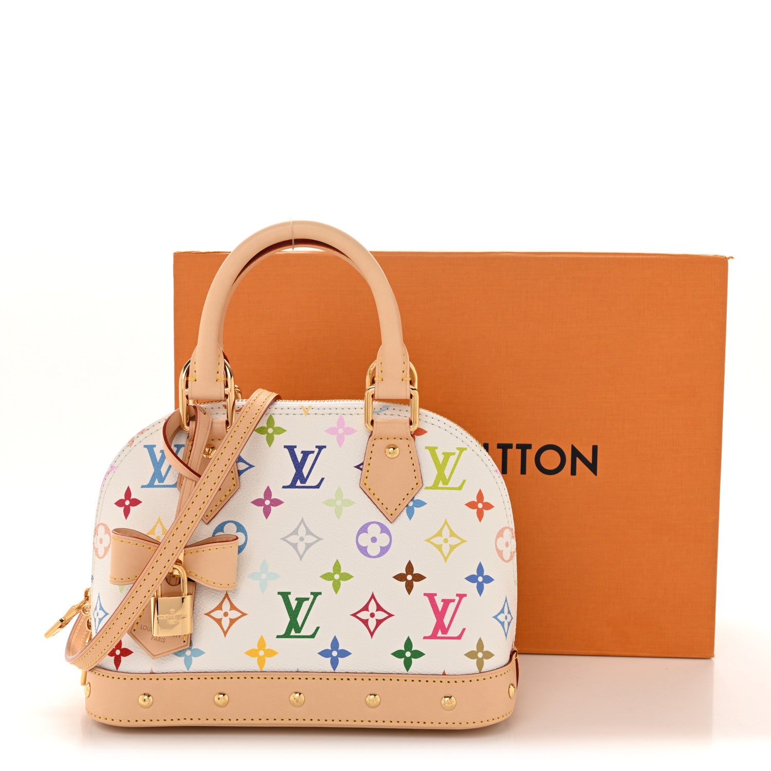 Louis Vuitton LV x TM Monogram Multicolor Alma BB White 1805902