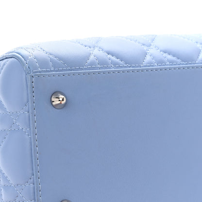 Christian Dior Lambskin Cannage Medium Lady Dior Light Blue 11 of 14
