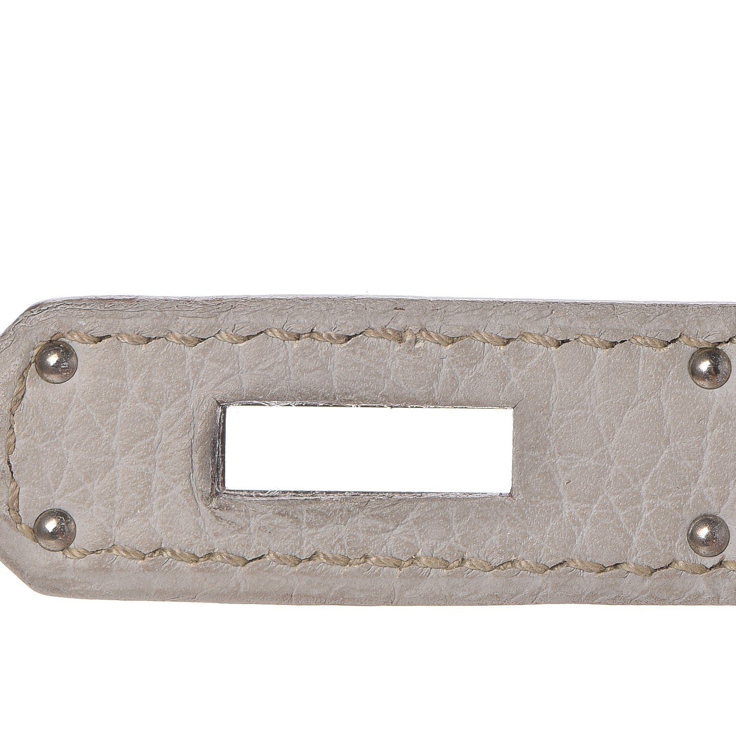 Hermes Taurillon Clemence Kelly Retourne 35 Gris Perle 15 of 29