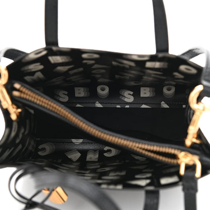 Marc Jacobs Calfskin Mini Grid Tote Bag Black 5 of 8