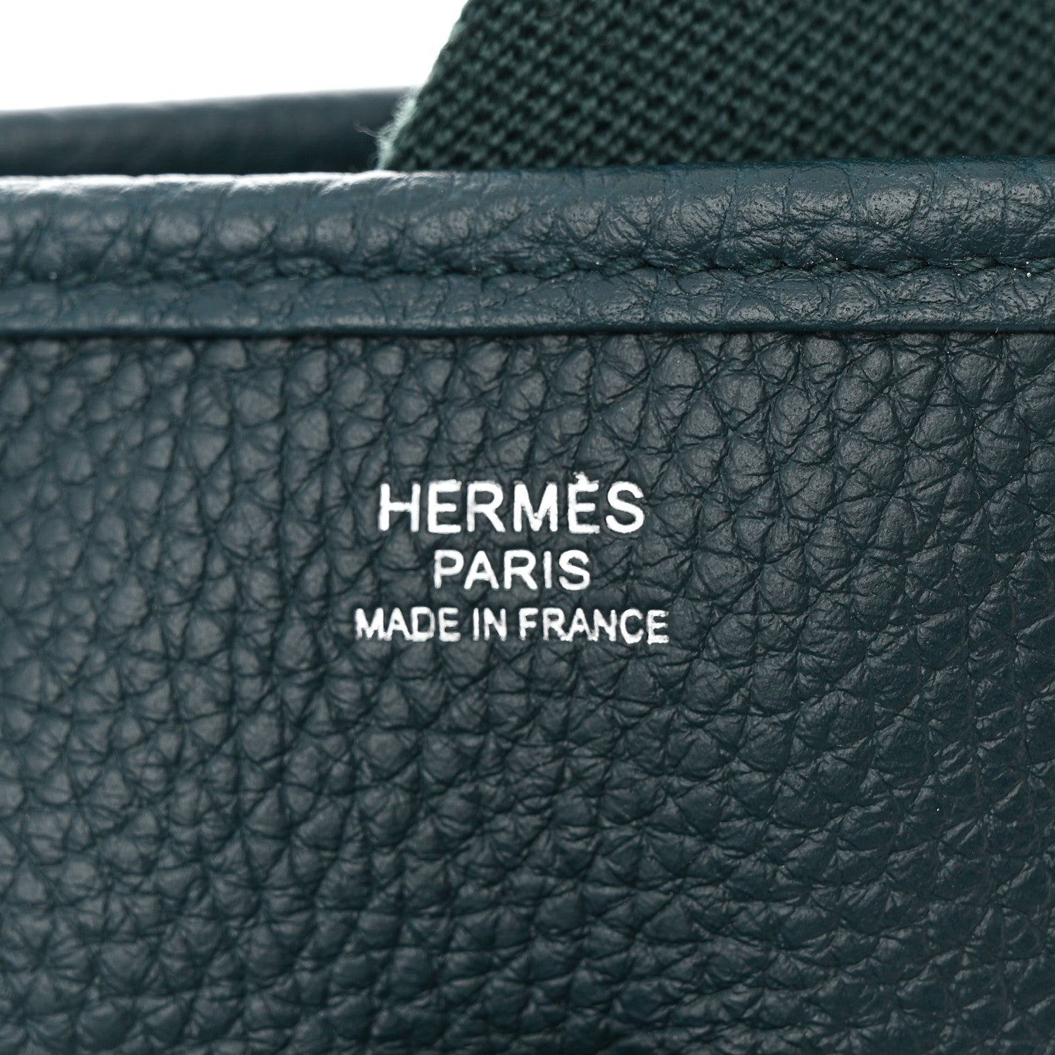Hermes Taurillon Clemence Evelyne III PM Vert Cypress 6 of 11