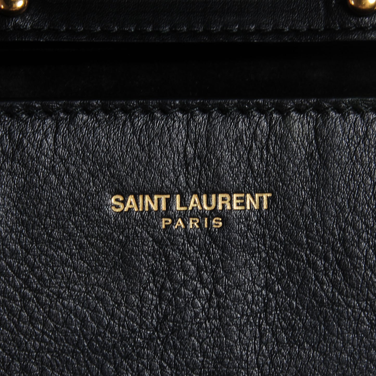 Calfskin Mini Y Ligne Crossbody Pochette Bag Black