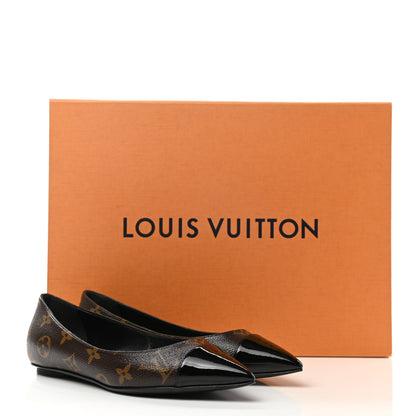 Louis Vuitton Patent Monogram Fetish Ballerina Flats 35 10 of 10