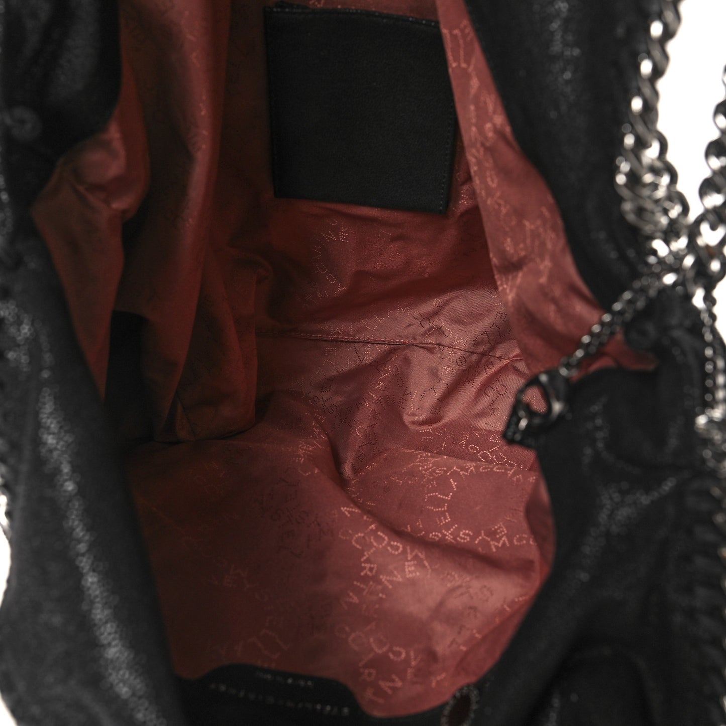 Shaggy Deer Small Falabella Tote Black