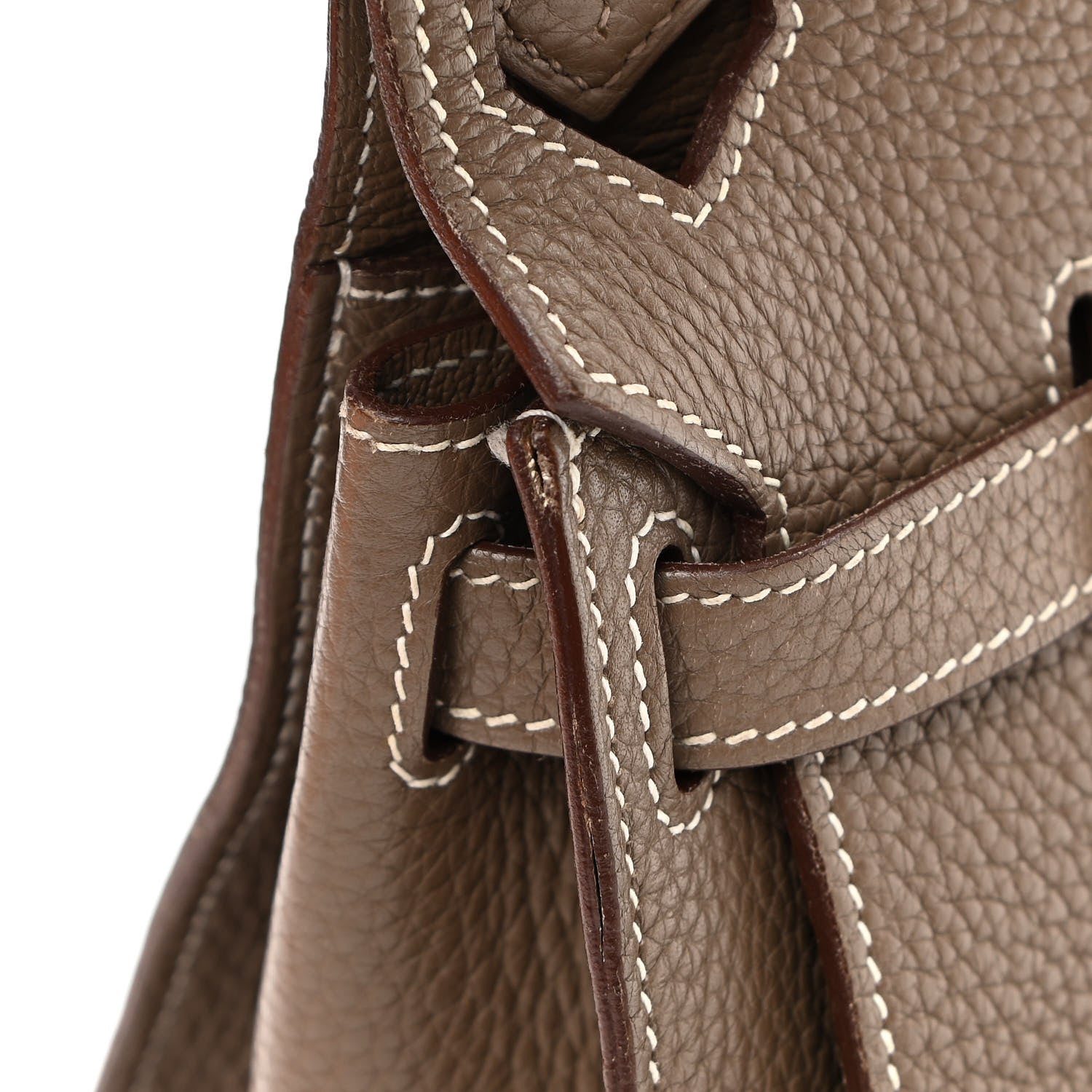 Hermes Taurillon Clemence Jypsiere 28 Etoupe 10 of 16