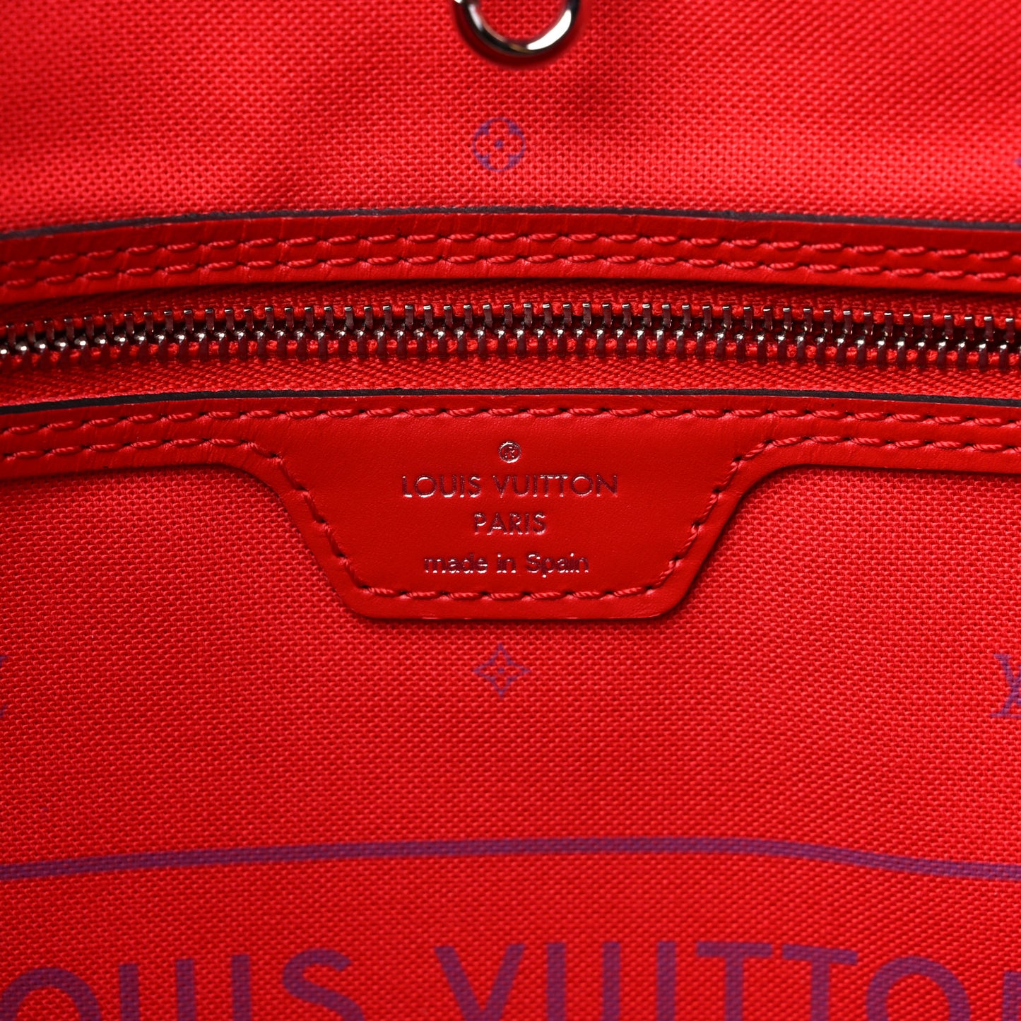 Monogram Escale Neverfull MM Rouge
