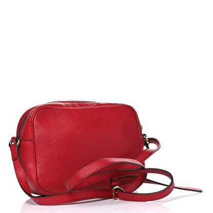 Gucci Pebbled Calfskin Small Soho Disco Bag Tabasco Red 2 of 16