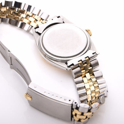 Rolex Stainless Steel 18K Yellow Gold 36mm Oyster Perpetual Datejust Watch Champagne 1601 3 of 5