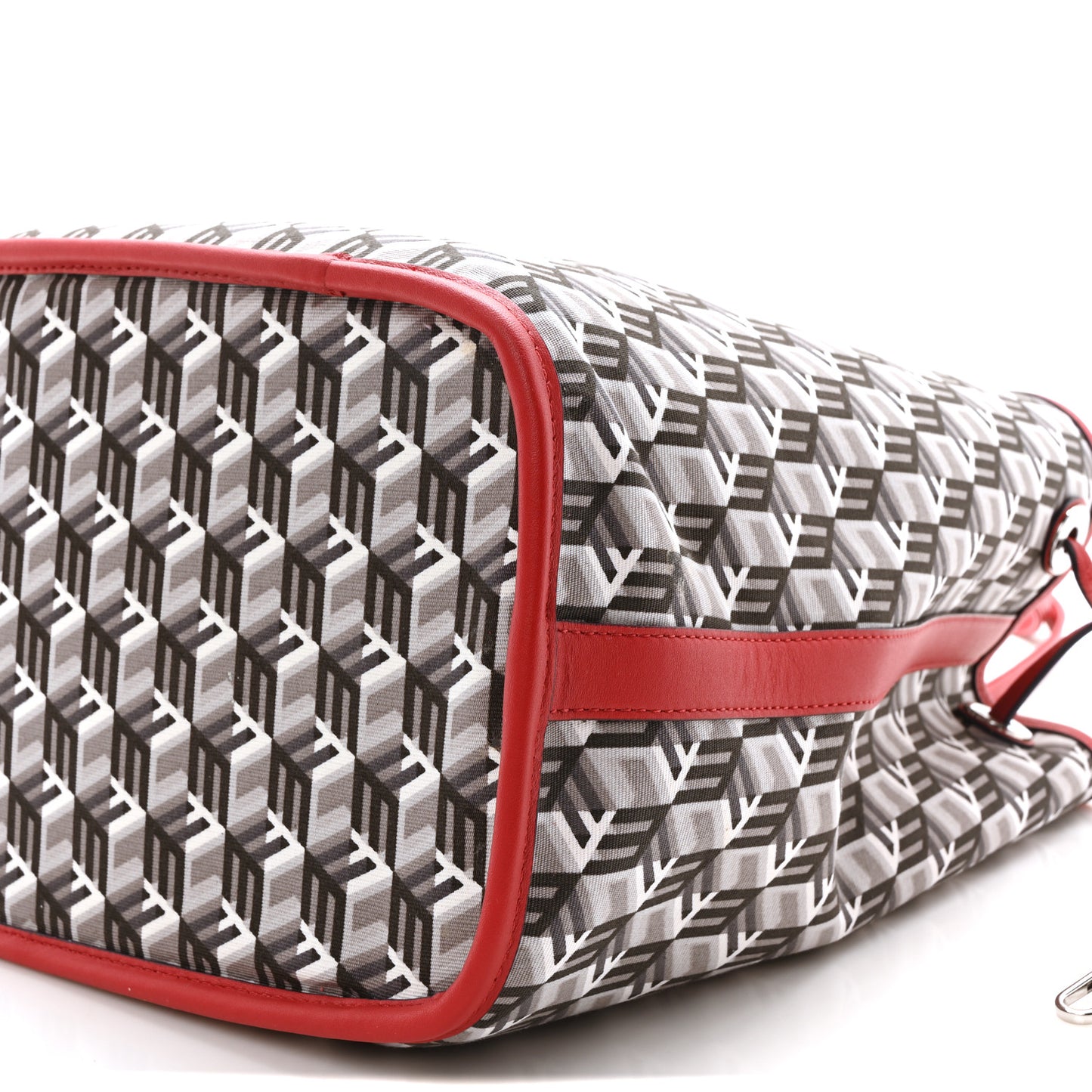 Visetos Medium Liz Reversible Shopper Tote Candy Red