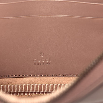Gucci Calfskin Matelasse Mini GG Marmont Chain Crossbody Bag Porcelain Rose 6 of 9