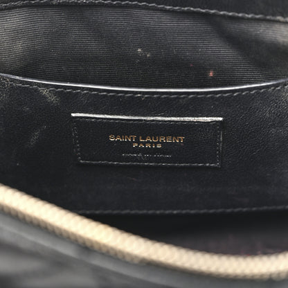 Saint Laurent Lambskin Quilted Maxi Icare Shopping Tote Black 10 of 12