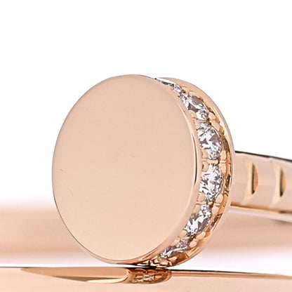 Cartier 18K Pink Gold Diamond Small Juste Un Clou Bracelet 15 4 of 4