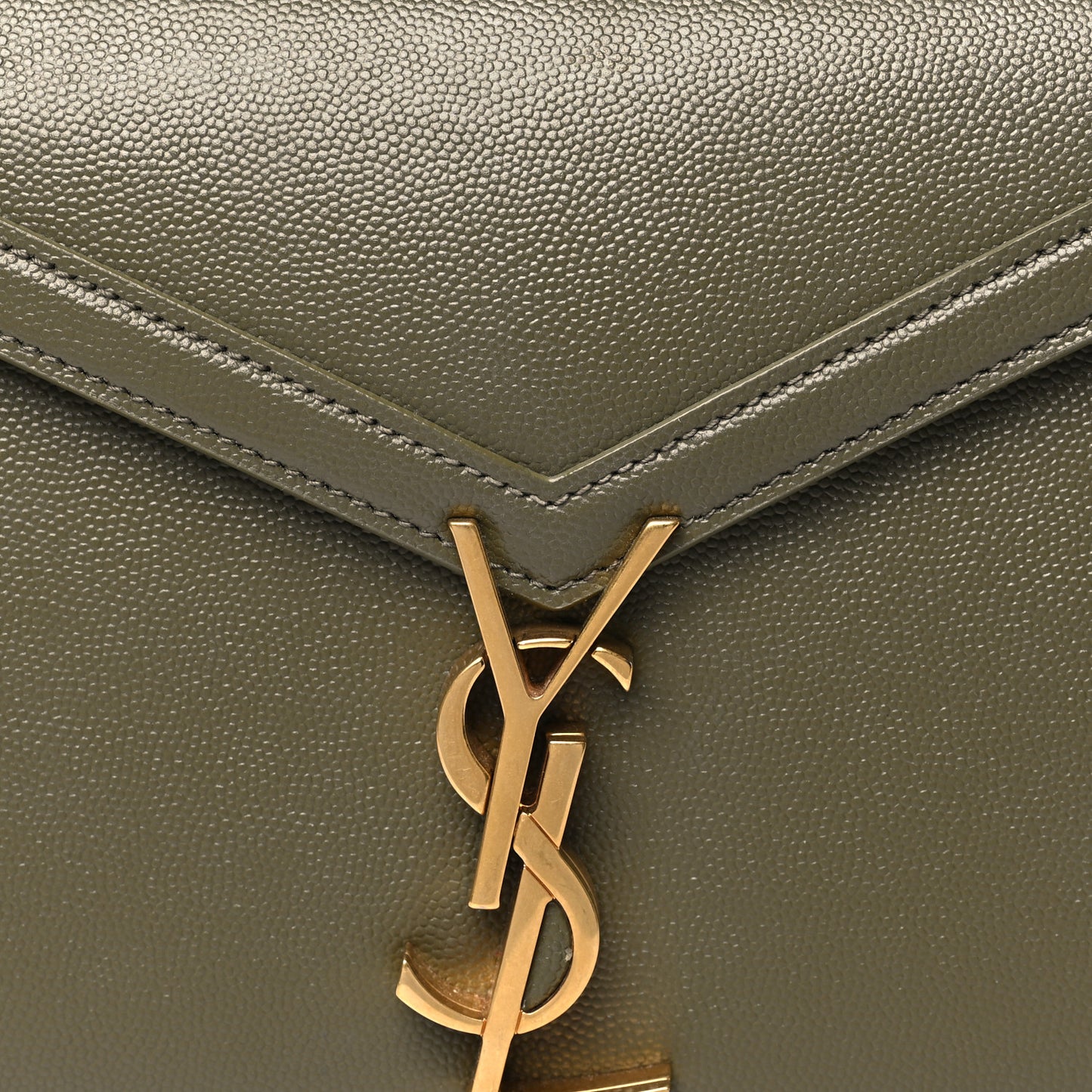 Grain de Poudre Mini Classic Monogram Cassandra Top Handle Olive