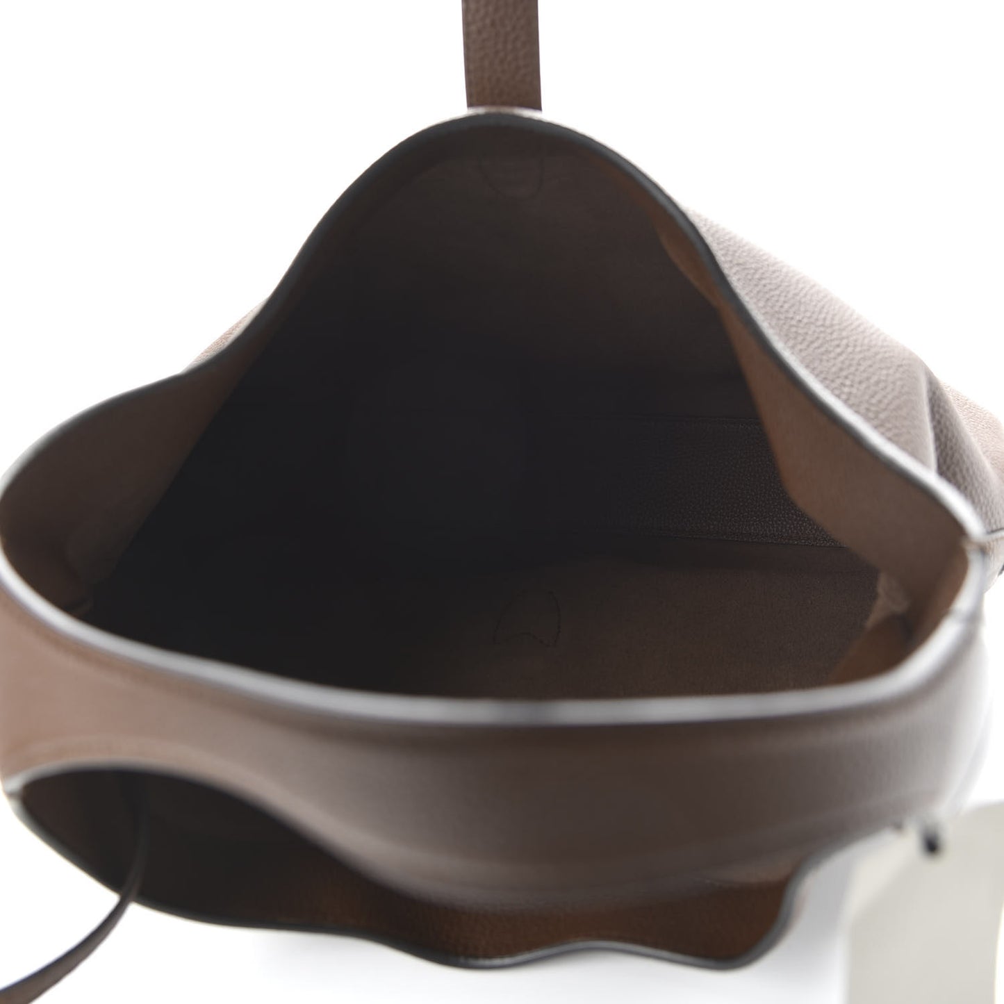 Soft Grained Calfskin Large Jackie Hobo Nut Brown