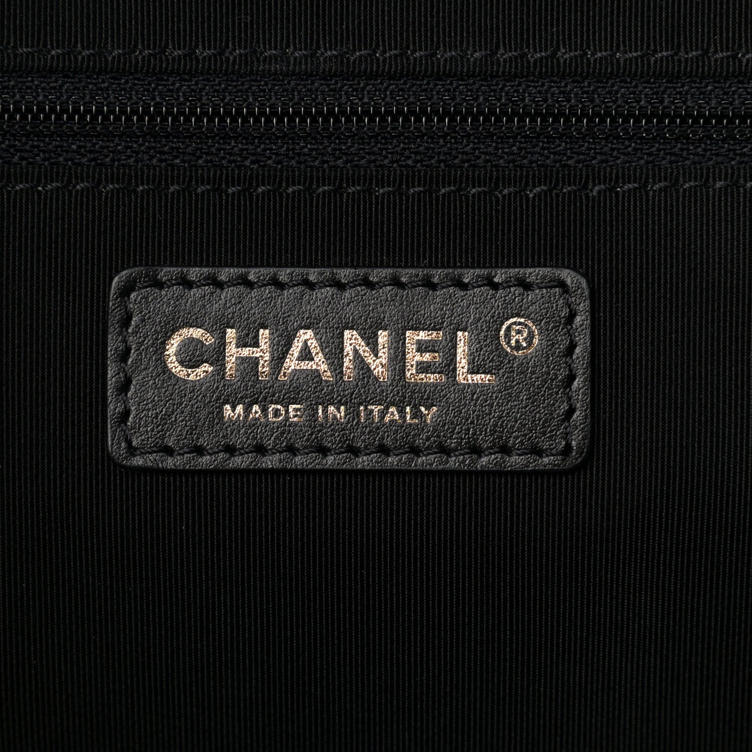 Chanel Bullskin Stitched Large Shopping Bag Black 6 of 9