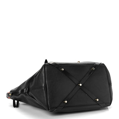 Burberry Calfskin House Check Small Salisbury Tote Black 4 of 11