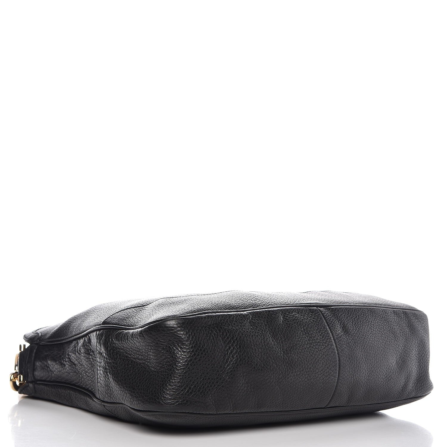 Gucci Pebbled Calfskin Medium Diana Bamboo Shoulder Bag Black 5 of 12