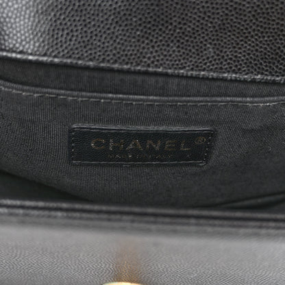 Chanel Caviar Quilted Small Boy Flap Black 6 of 11